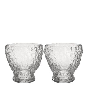 Kosta Boda Moss glass 33 cl 2 stk klar