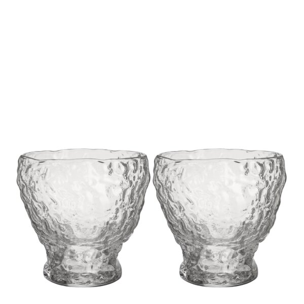 Kosta Boda Moss glass 33 cl 2 stk klar