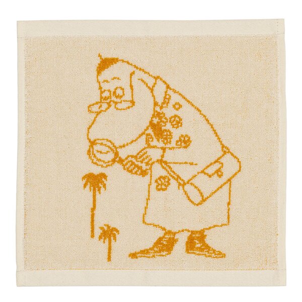 MoominArabia Mummi håndkle 25x25 cm Hemulen okergul