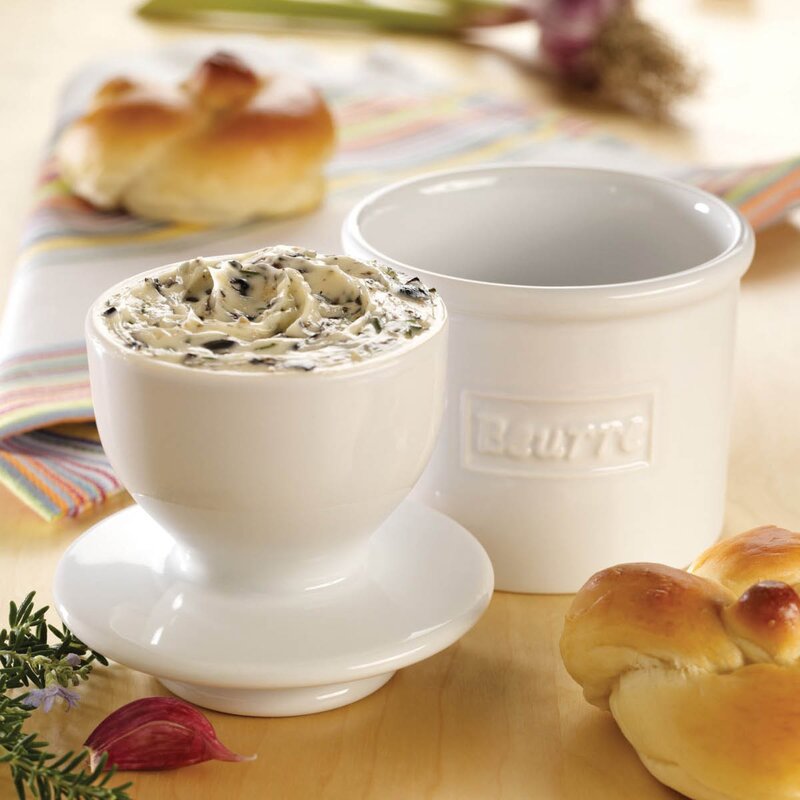 Butter Bell Crock Classic smørklokke hvit