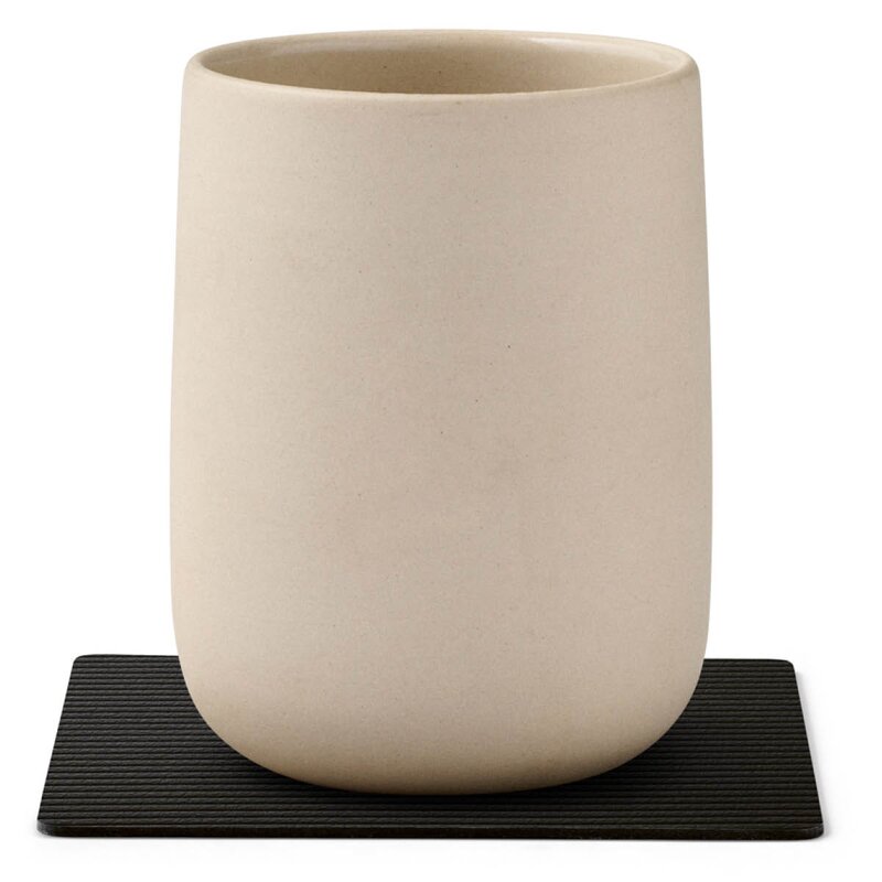 LIND DNA Square Corduroy glassbrikke 35x45 cm Black Ink