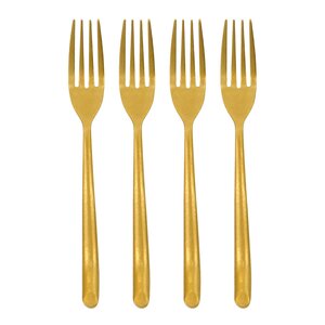 Nicolas Vahé Kakegaffel 15 cm 4 stk antikk gullfinish