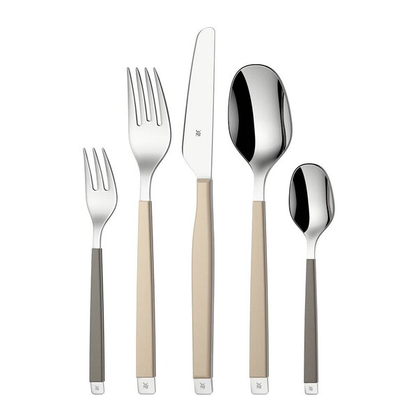 WMF Emotion bestikksett 30 deler smokey wood