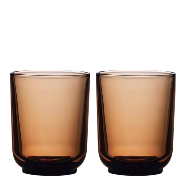 Fellow Pirch latte glass 33 cl 2 stk Amber