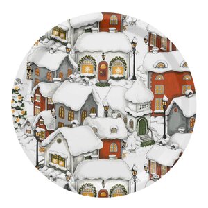 Arvidssons Textil Lyckeby brett 31 cm rød