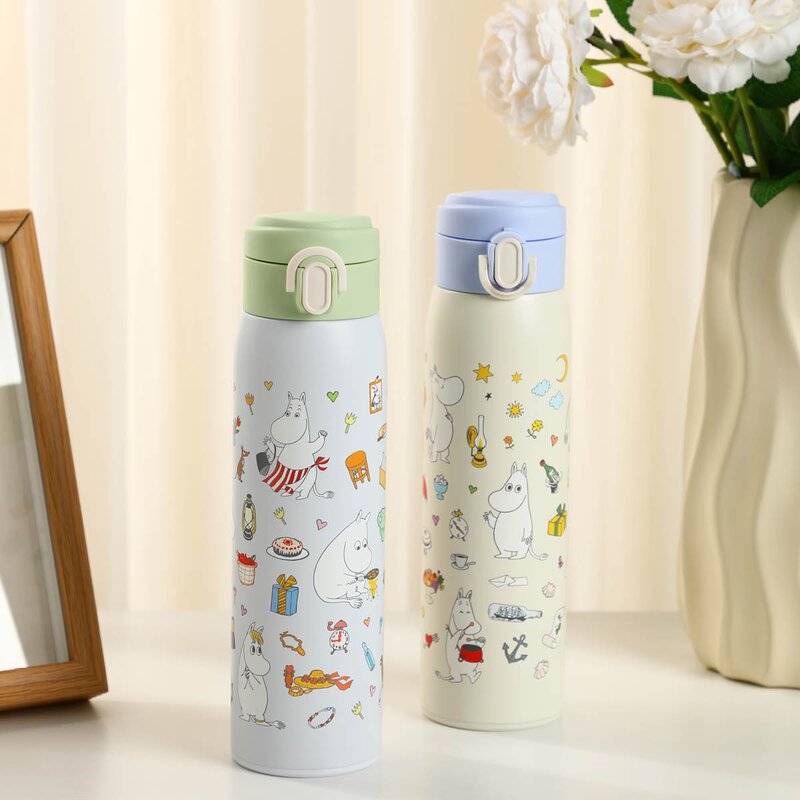 Moomin Mummi termos 0,48L Mummifamilien lyseblå