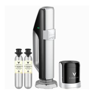 Coravin Sparkling vinbevaringssystem 5 deler sølv