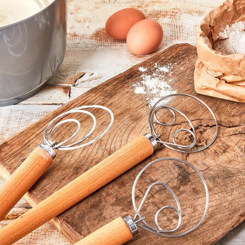 Birkmann Bread Buddies dansk deigvisp med løkker 34 cm 