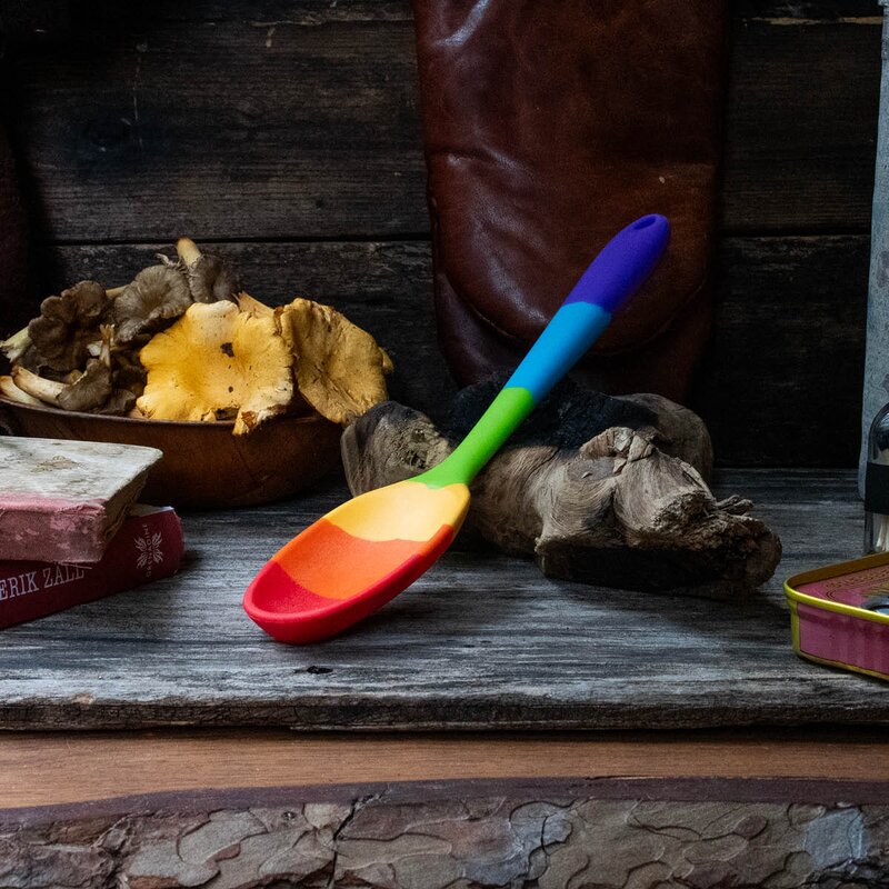 Taylor-s Øse silikon 28 cm regnbuefarget