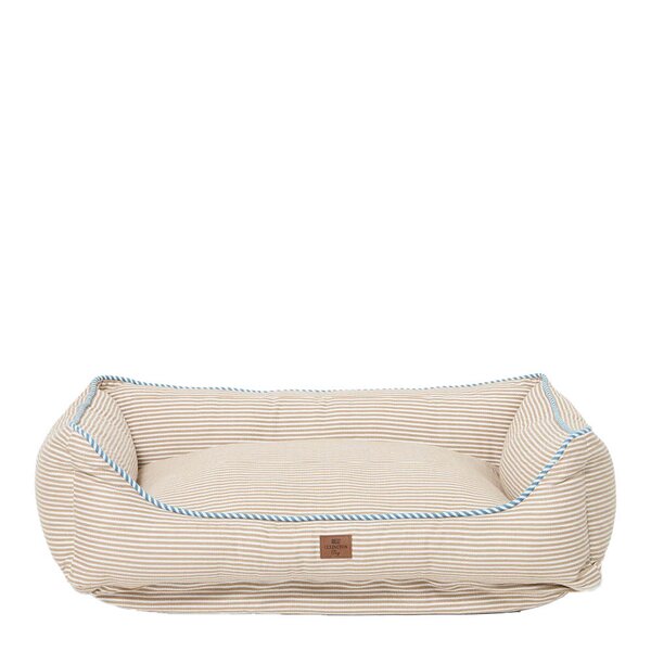 Lexington Hundeseng 45x60 cm beige/hvit/blå stripete