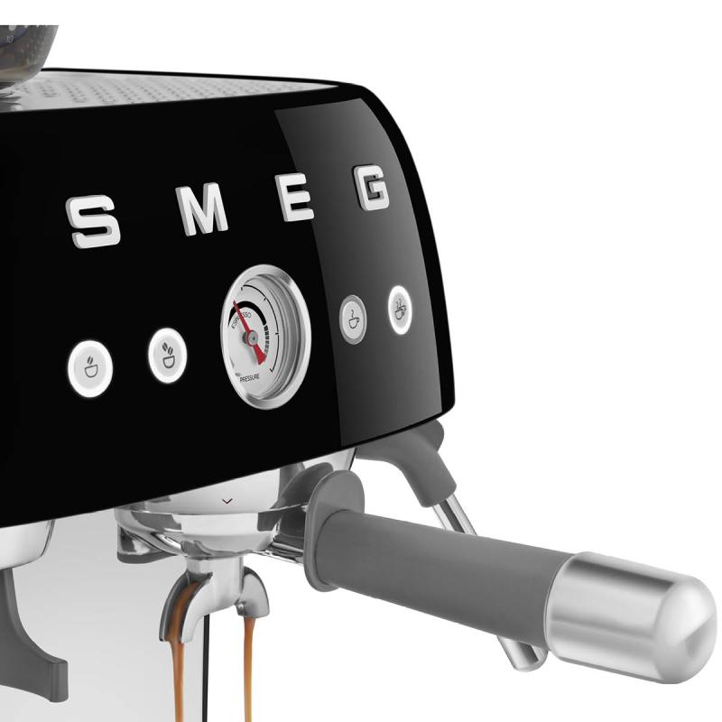 SMEG Espressomaskin EGF03 2,4L m/kaffekvern svart