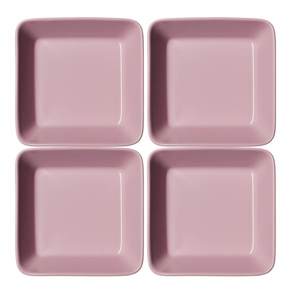 iittala Teema fat 12x12 cm 4 stk rose