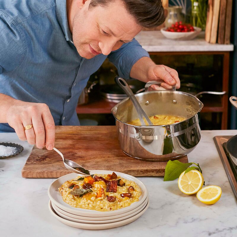 Jamie Oliver Tefal Cook Smart grytesett 6 deler non-stick
