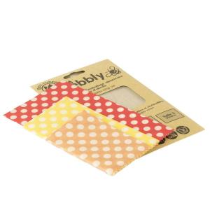 Pebbly Bivokspapir rød/gul/oransje
