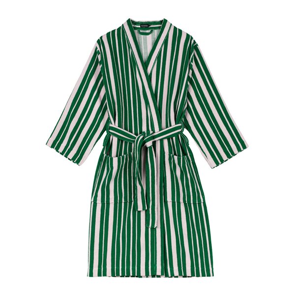 Marimekko Raide badekåpe XL grønn/rosa