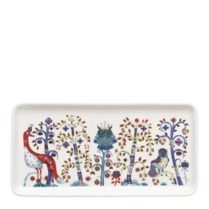 iittala Taika tallerken rektangel 12x24 cm hvit