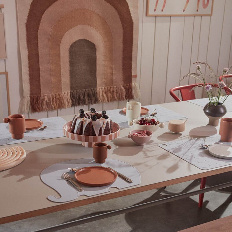 OYOY Toppu brett 27x27 cm Caramel Rose