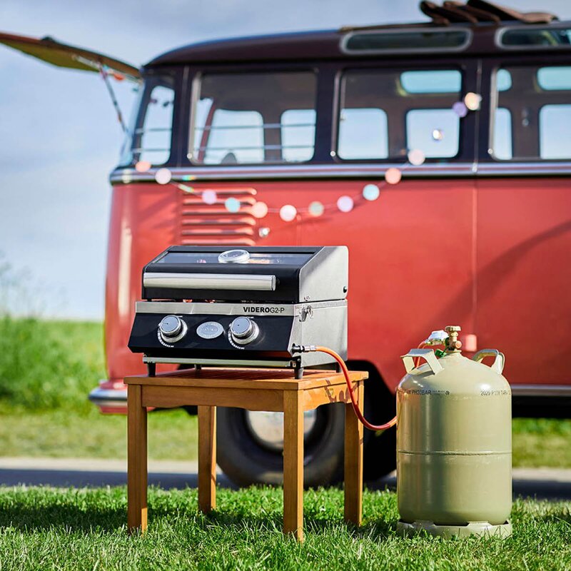 Rösle Videro gassgrill G2-P 4400W svart