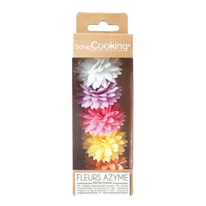 ScrapCooking Kakepynt dahlia 7g 5 stk multi