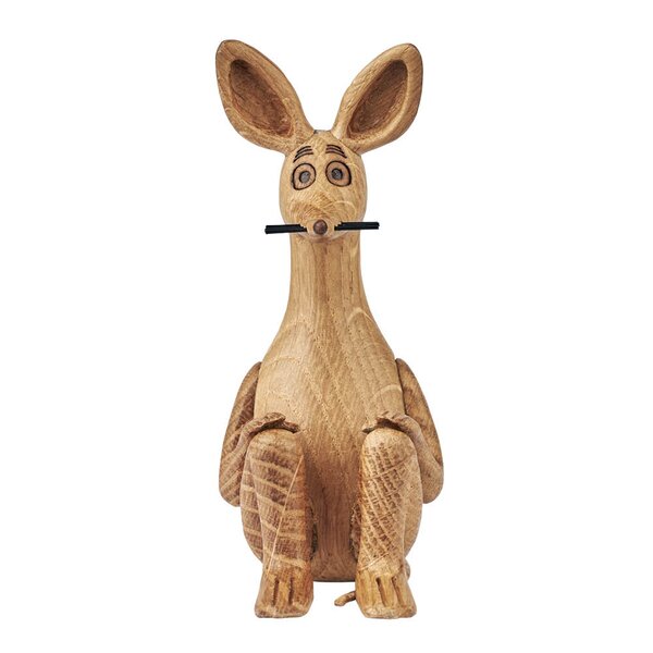 Moomin Mummi trefigur 10 cm Sniff eik