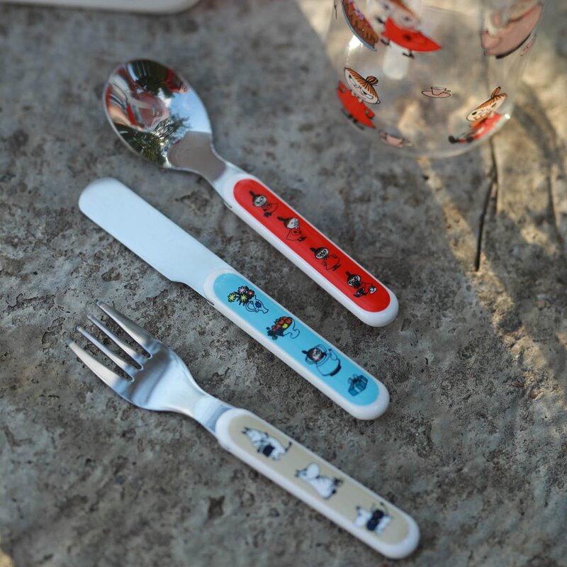 Rätt Start Mummi barnebestikk 3 deler Mummitrollet/Lille My