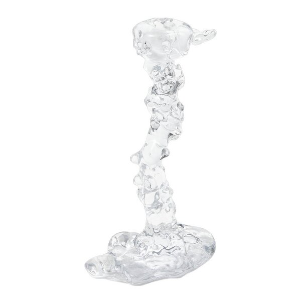 Pols Potten Drip lysestake i glass 25 cm klar