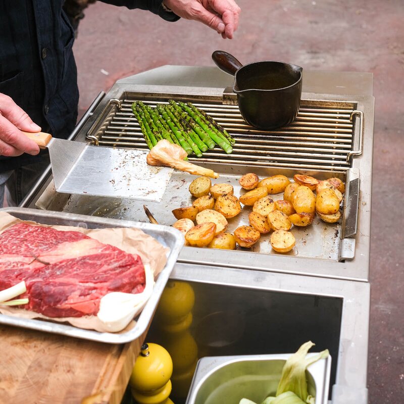 Looft Kullgrill utekjøkken 90x50x50 cm rustfritt stål