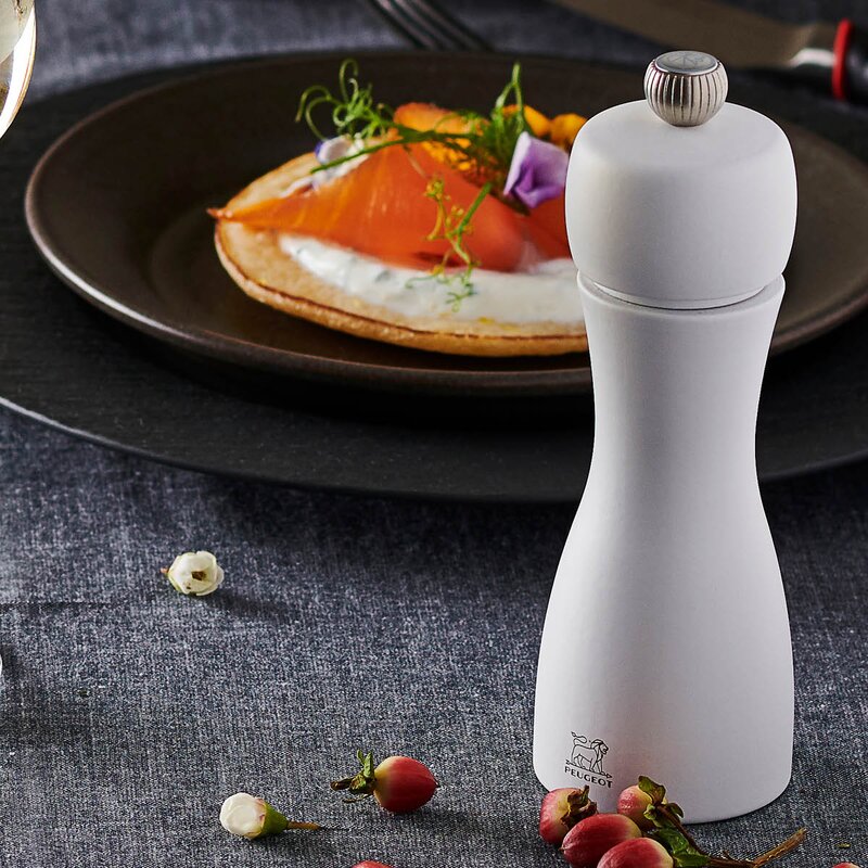 Peugeot Tahiti duo kvernsett 15 cm svart/hvit