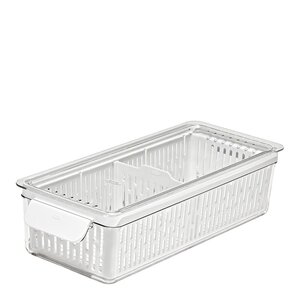 Oxo Oppbeveringsboks til kjøleskap 37x9,5 cm klar/hvit