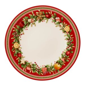 Villeroy & Boch Winter Bakery Delight tallerken 27 cm rød