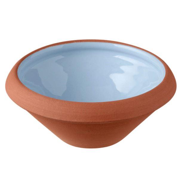 Knabstrup Keramik, deigbolle 0,1L lysblå