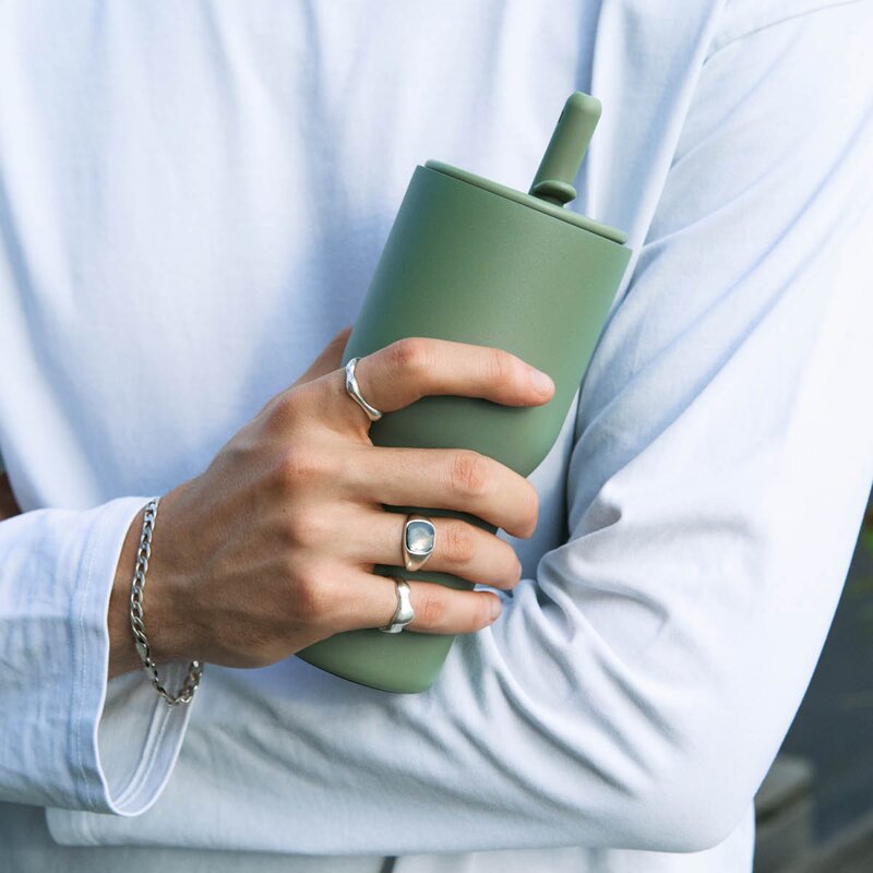Eva Trio Sip-n-Go drikkeflaske 0,6L green goddess