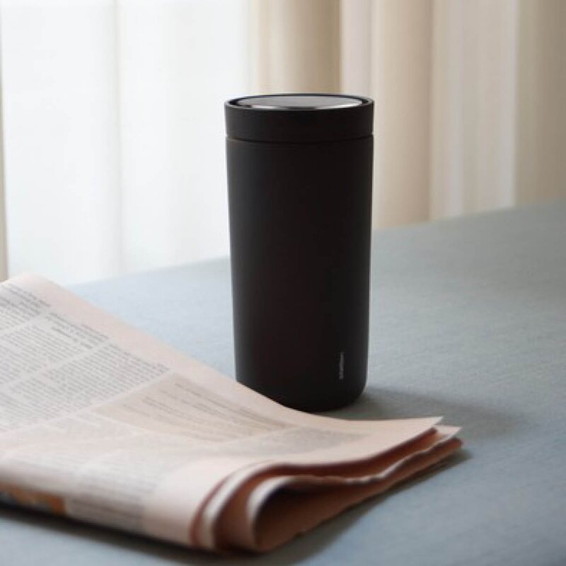 Stelton To Go Click termokopp 20 cl Soft Black