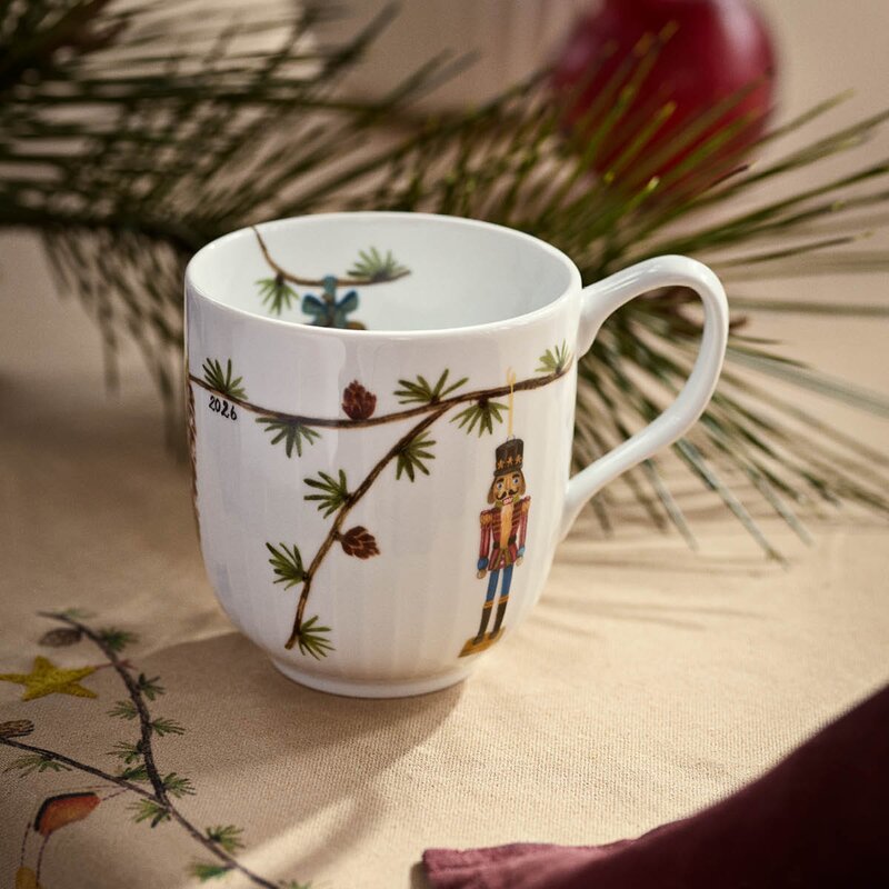 Kähler Hammershøi Christmas krus 2026 33 cl hvit