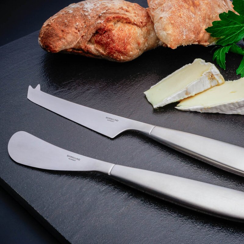 Bjørklund Kvitfjell smørekniv 18 cm stål