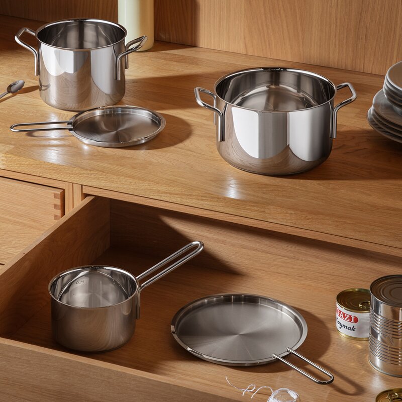 Eva Trio Stainless Steel grytesett 3 deler