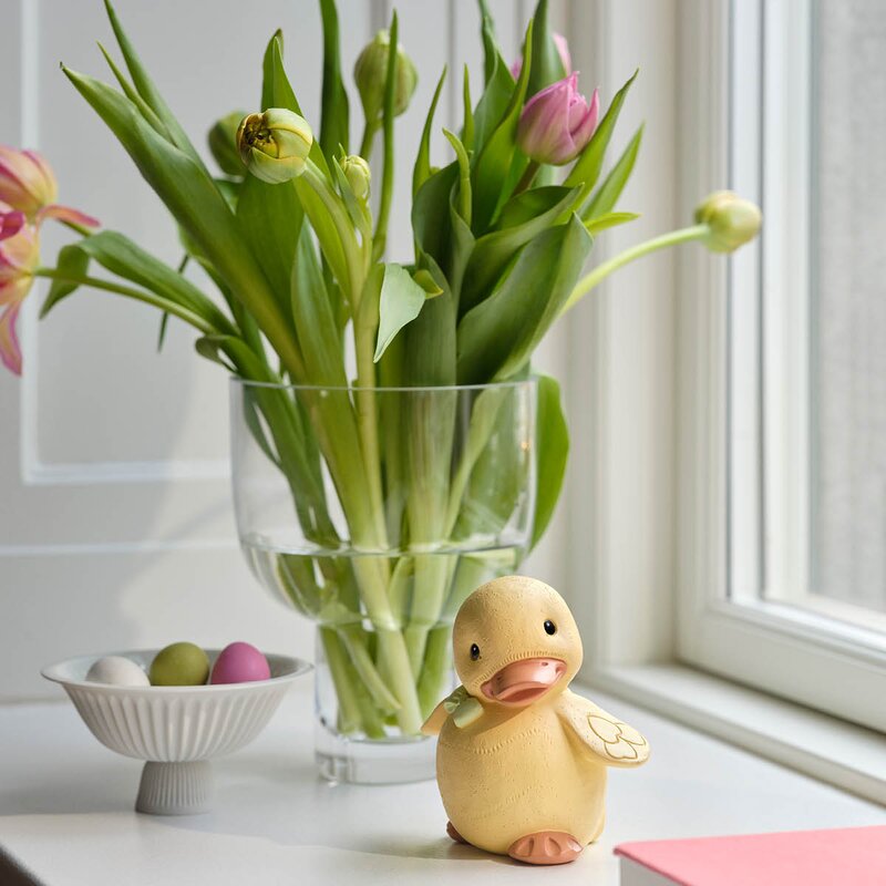 Klarborg Stor andunge Puf figur 11,5 cm