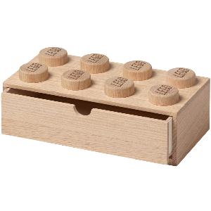 LEGO® Wooden collection LEGO® 2x4 skrivebordskuff såpet eik