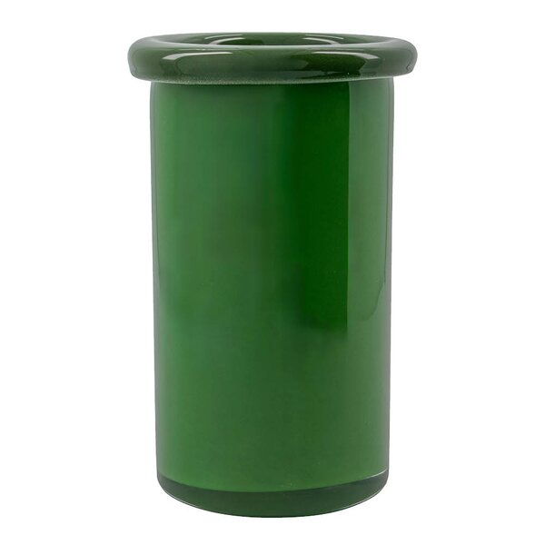 House Doctor Burk vase i glass 23 cm grønn