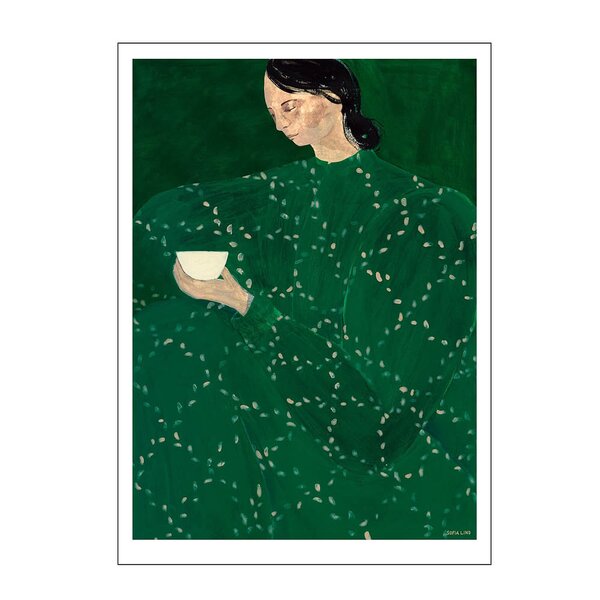 Poster & Frame The Poster Club x Sofia Lind poster 50x70 cm coffee alone at place de clichy