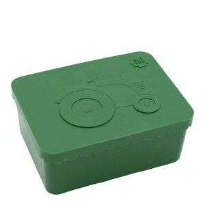 Blafre Matboks i plast ett rom 6x11x14 cm Traktor mørk grønn/mørk grønn
