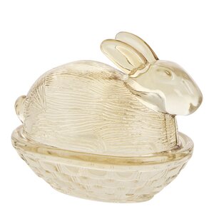 Lene Bjerre Bunnia bonbonniere kanin 9,8 cm gul