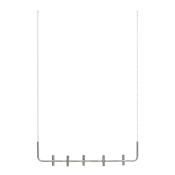 House Doctor Maxi lysestake i jern 102x26 cm antikk sølv