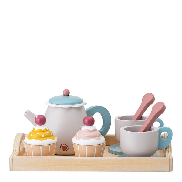 Bloomingville MINI Gentrim lekeservise 8 deler multi