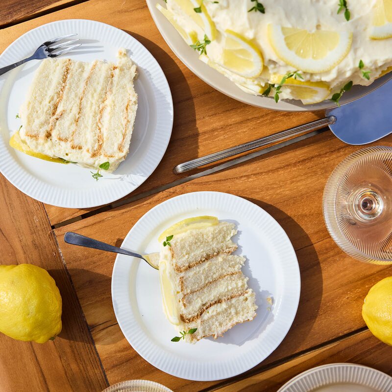 Sagaform Inka asjett 17 cm hvit