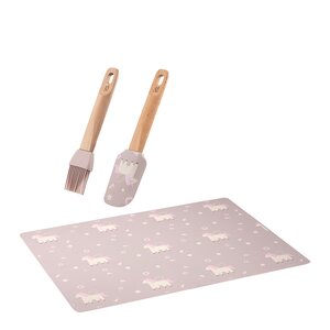 Modern House Chic Kids bakesett til barn 3 deler lys rosa
