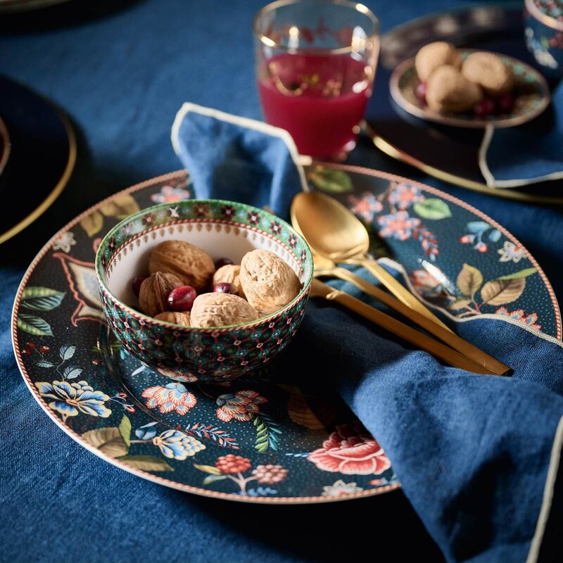 Pip Studio Berry Blues Clover skål 12 cm grønn