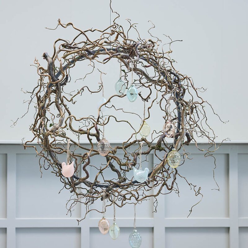 Lene Bjerre Florine hengende eggdekorasjon 7 cm grønn