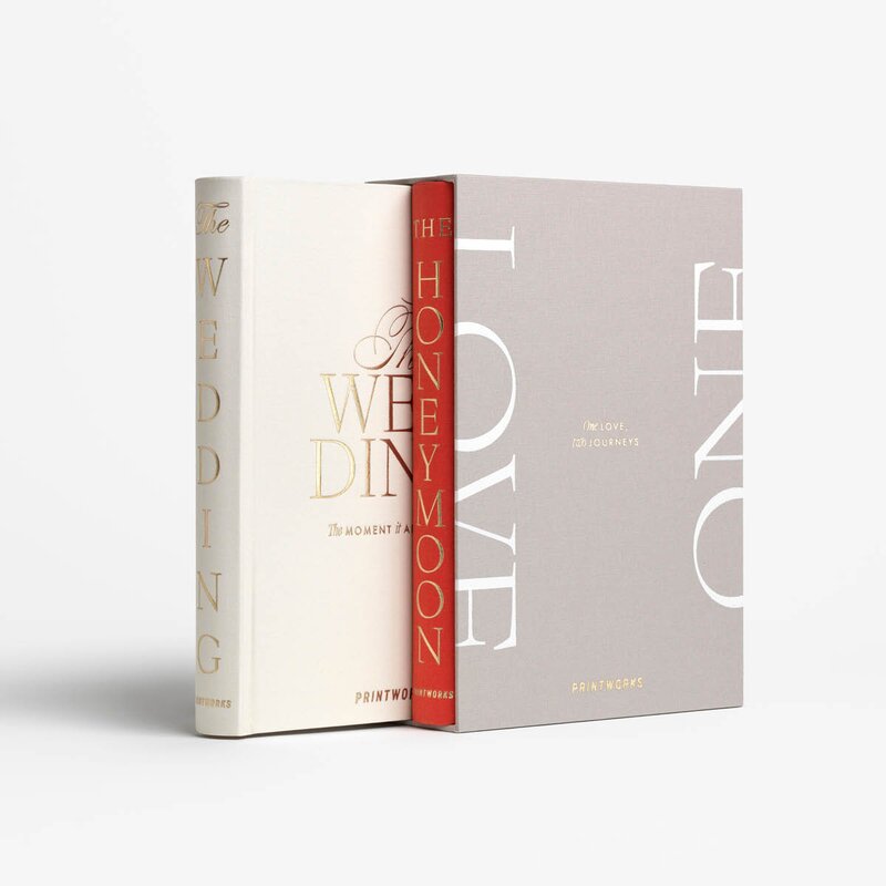 Printworks One Love fotobok bryllup 2 stk