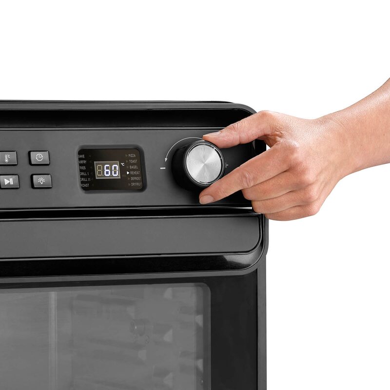 Caso Airfry Chef 1700 airfryer 22L rustfritt stål/svart